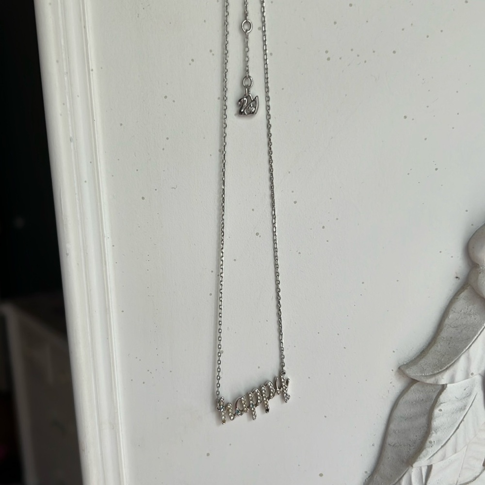 Swarovski “happy” necklace